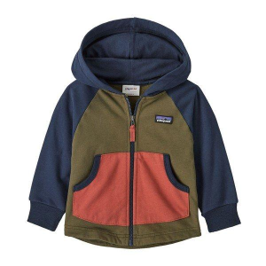 Patagonia Hooded Full Zip Baby 6 mo. Basin Green