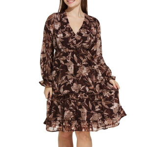 Women's Mikarose The Asher Dress Small Chocolate