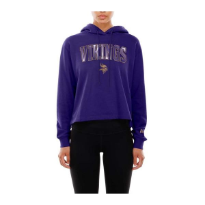 Women's Minnesota Vikings New Era Glam Hoodie Medium Purple