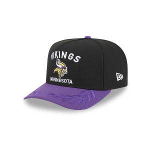 Minnesota Vikings New Era 2025 NFL Draft 9Fifty Snapback Hat One Size Black