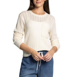 Women's Thread & Supply Pullover Sweater Joan XSmall Bone White