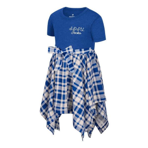 Colosseum Toddler South Dakota State Jackrabbits Marceline Plaid Dress