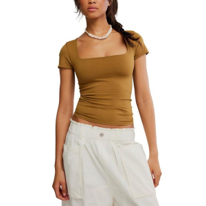 Women's Free People Clean Lines Shirt M/L Beehive