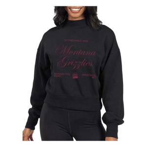 Montana Grizzlies Chicka-D Women's Crew XLarge Black