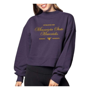 Minnesota State Mavericks Chicka-D Women's Crew Small Purple