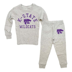 Wes and Willy Toddler Kansas State Wildcats Holiday Pajama Set