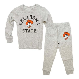 Wes and Willy Toddler Oklahoma State Cowboys Holiday Pajama Set