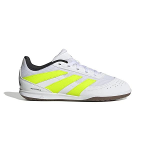 Kids' adidas Predator Club Sala Soccer Shoes Little 3 Regular White/Lemon