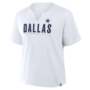 Women's Dallas Cowboys Fanatics Burst Agility T-Shirt XLarge White