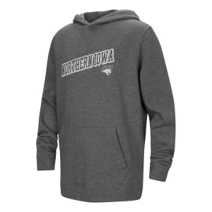 Northern Iowa Panthers Colosseum Kids Hoodie XLarge Grey