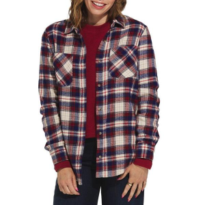 Women's Thread & Supply Lula Long Sleeve Flannel XLarge Navy Red Plaid
