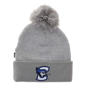 Creighton Bluejays Legacy Athletic Pom Cuff Kids' Beanie One Size Grey Heather