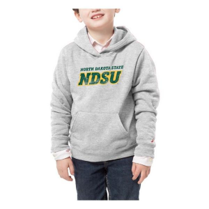 North Dakota State Bison League Collegiate Kids Hoodie Medium Grey Heather