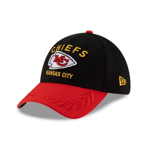 Kansas City Chiefs New Era 2025 NFL Draft 39Thirty Stretch Fit Hat M/L Red