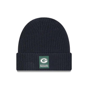 Green Bay Packers New Era 2025 Sideline Cuff Beanie Chrome