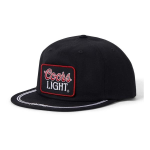 Brixton Coors Light Gear Hp Snapback Hat One Size Black