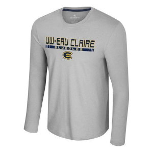 UW-Eau Claire Blugolds Colosseum Mac T-Shirt Medium Ash
