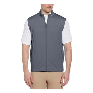 Men's Callaway Swing Tech Lightweight Full-Zip Golf Vest Small Quiet Shade