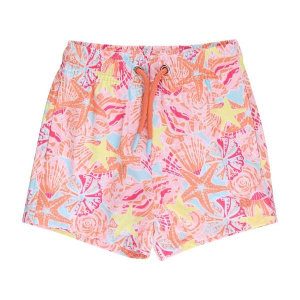 Boys' RuggedButts Performance Hybrid Swim Trunks Baby 12/18 mo. Sunset Seashells