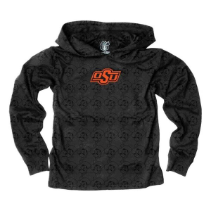 Oklahoma State Cowboys Wes and Willy Kids Hoodie 6 Black