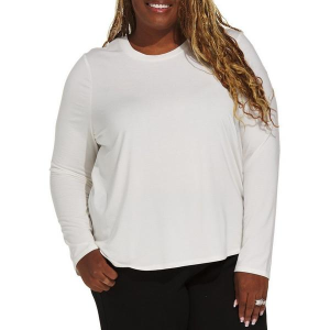 Women's RECREATION Stassia Long Sleeve T-Shirt 2X White