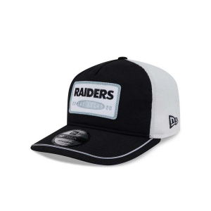 Las Vegas Raiders New Era Golfer Patch Adjustable Hat One Size Black