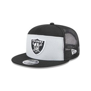 Las Vegas Raiders New Era Outdoor 9Fifty Sun Hat One Size Black