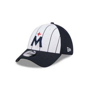 Minnesota Twins New Era 2024 Batting Practice 39Thirty Stretch Fit Hat M/L White