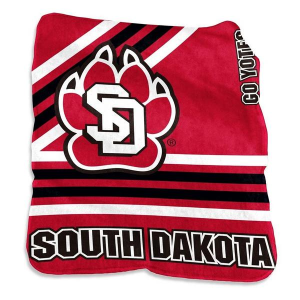 Logo Brands South Dakota Coyotes 50x60 Raschel Throw