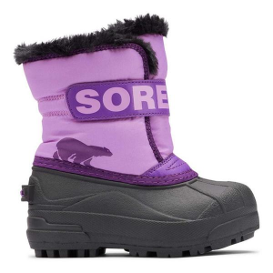 SOREL Snow Commander(TM) Waterproof Winter Boots Outdoor Toddler 6T Gumdrop/Purple Violet