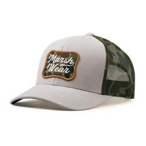 Men's Marsh Wear Roadside Trucker Snapback Hat One Size Stone