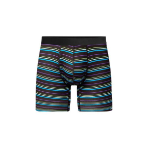Men's MeUndies Breathe with Fly Boxer Briefs Underwear XLarge Blue Light Stripes