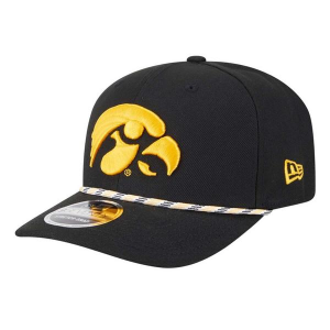 Iowa Hawkeyes New Era 970 Rope Adjustable Hat One Size Black