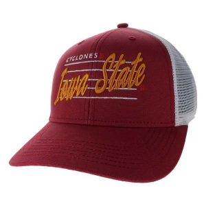 Iowa State Cyclones Legacy Scripty Adjustable Hat One Size Cardinal/White