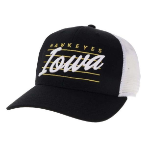 Iowa Hawkeyes Legacy Scripty Adjustable Hat One Size Black