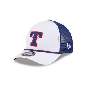 Texas Rangers New Era 2026 Spring Training Silicone 9FORTY M-Crown Snapback Hat One Size White