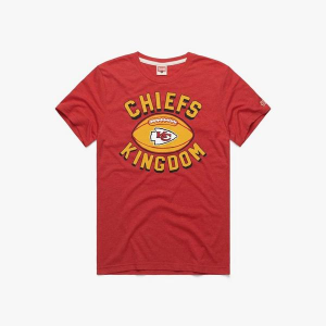 Kansas City Chiefs HOMAGE Kingdom T-Shirt Medium Red