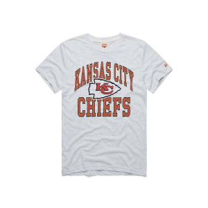 Kansas City Chiefs HOMAGE Arch T-Shirt XLarge Ash