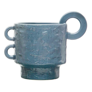 Creative Co-Op Stoneware Planter w/ Handles