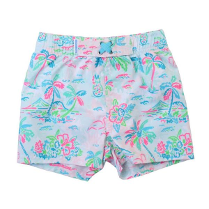 Boys' RuggedButts Classic Swim Trunks Toddler 4T Tropical Resort