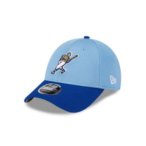 Milwaukee Brewers New Era 2025 Batting Practice 9Forty Adjustable Hat One Size Light Blue