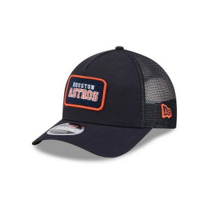 Houston Astros New Era Tonal Patch 9Forty Adjustable Hat One Size Navy