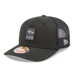 Baltimore Ravens New Era 2025 Sideline 9Seventy Stretch Fit Hat One Size Black