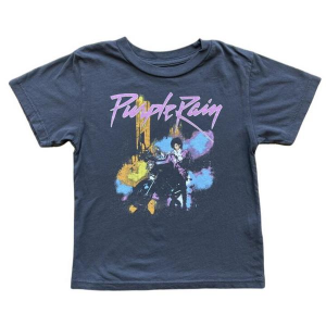 Kids' Rowdy Sprout Prince Purple Rain Oversized Shirt 12 Black