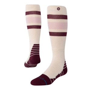 Women's Stance Performance Wool Knee High Snowboarding Socks Medium Boyd/Oatmeal