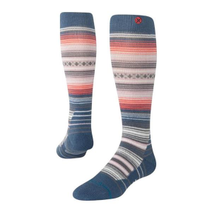Women's Stance Performance Wool Knee High Snowboarding Socks Small Curren/Sea Blue
