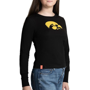 Iowa Hawkeyes Lusso Style Women's Trixie T-Shirt Medium Black