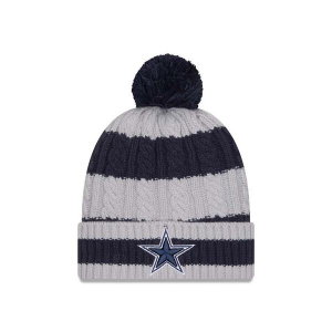 Women's Dallas Cowboys New Era Braided Beanie One Size Navy