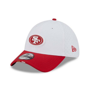 San Francisco 49ers New Era 2025 Training Camp 39Thirty Stretch Fit Hat L/XL White