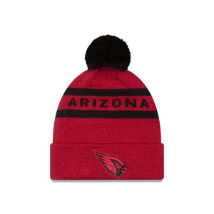 Arizona Cardinals New Era Two Tone Text Beanie One Size Red